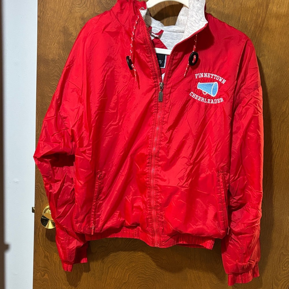 Holloway Red Cheerleader Raincoat.. High School